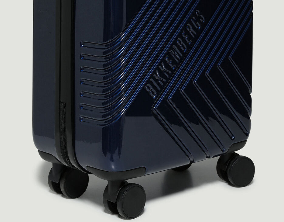 Men's shockproof suitcase with wheels - BKK Star, BLUE Men's shockproof suitcase with wheels - BKK Star, BLUE, hi-res-1