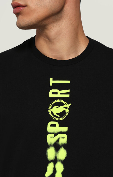 T-SHIRT, BLACK, hi-res-1