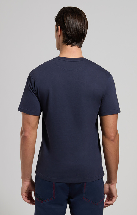 Men's print jersey T-shirt, DRESS BLUES Men's print jersey T-shirt, DRESS BLUES, hi-res-1
