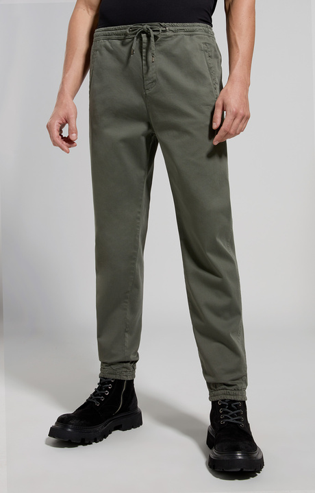Men's gabardine joggers, BEETLE Men's gabardine joggers, BEETLE, hi-res-1