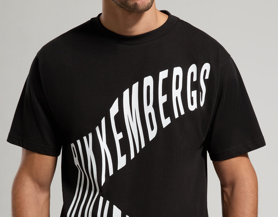 Men's print jersey T-shirt, BLACK Men's print jersey T-shirt, BLACK, hi-res-1