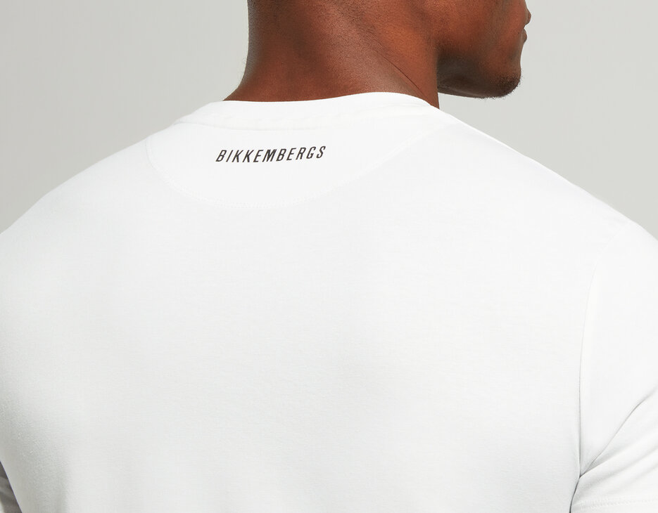 Men's print T-shirt, WHITE Men's print T-shirt, WHITE, hi-res-1