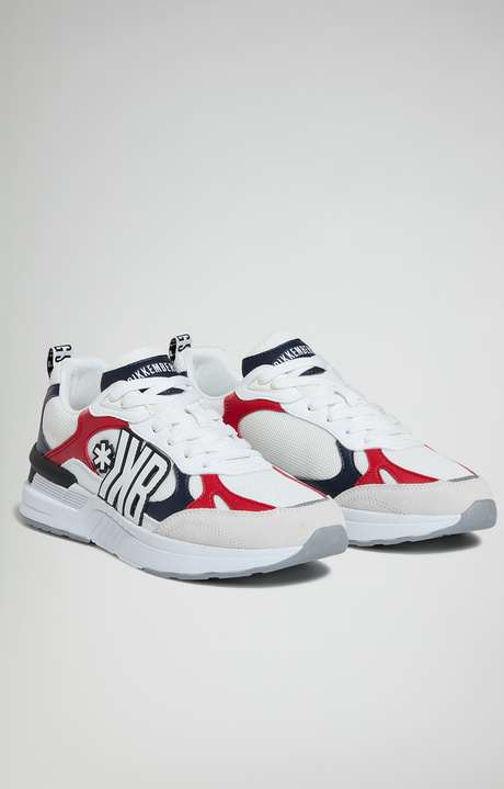 Men's sneakers - Dunga M, WHITE/RED/BLACK Men's sneakers - Dunga M, WHITE/RED/BLACK, hi-res-1