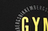 Men's T-shirt with Gym print, BLACK, swatch-color