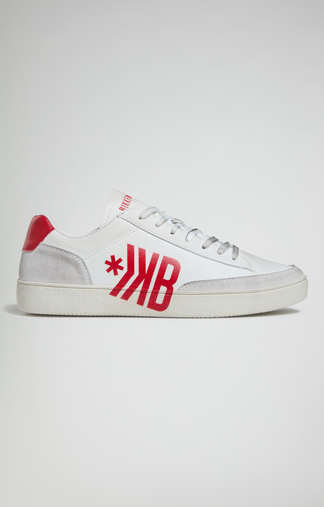 Men's sneakers - Recoba M, WHITE/RED Men's sneakers - Recoba M, WHITE/RED, hi-res-1