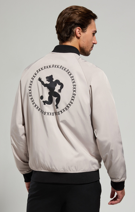 Nylon men's bomber jacket, DOVE Nylon men's bomber jacket, DOVE, hi-res-1