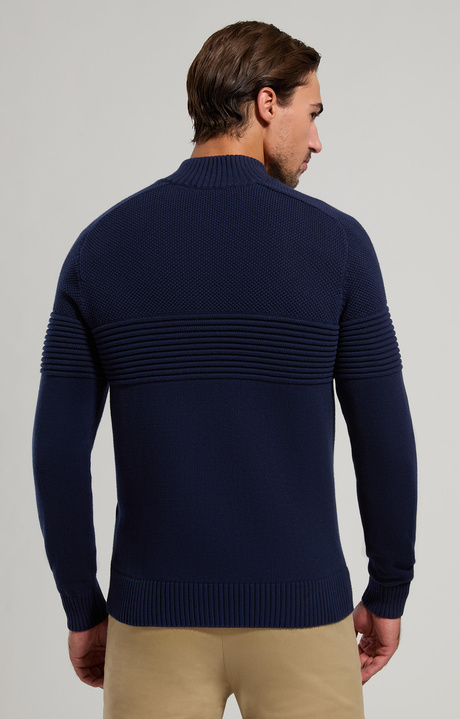 Men's zip pullover, DRESS BLUES, hi-res-1