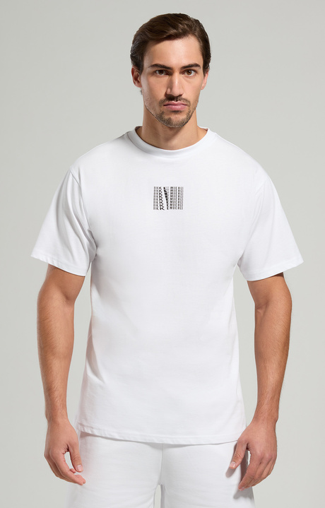 Men's print jersey T-shirt, WHITE, hi-res-1
