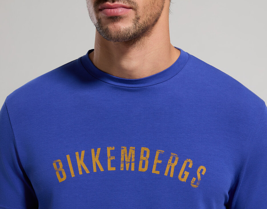 Men's print T-shirt, CLEMATIS BLUE Men's print T-shirt, CLEMATIS BLUE, hi-res-1