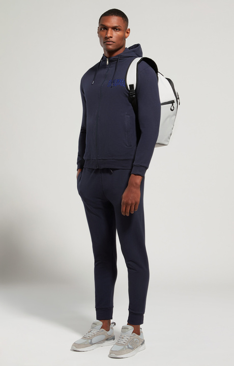 Embroidered men's joggers, DRESS BLUES, hi-res-1
