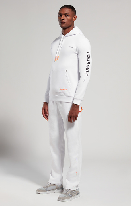 Men's hoodie, WHITE, hi-res-1