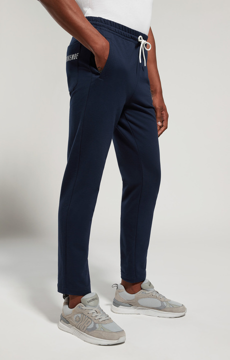 Men's joggers with tape, DRESS BLUES, hi-res-1