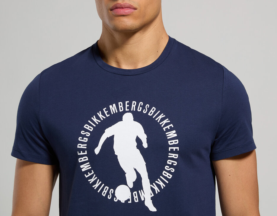 Slub cotton men's T-shirt, DRESS BLUES Slub cotton men's T-shirt, DRESS BLUES, hi-res-1