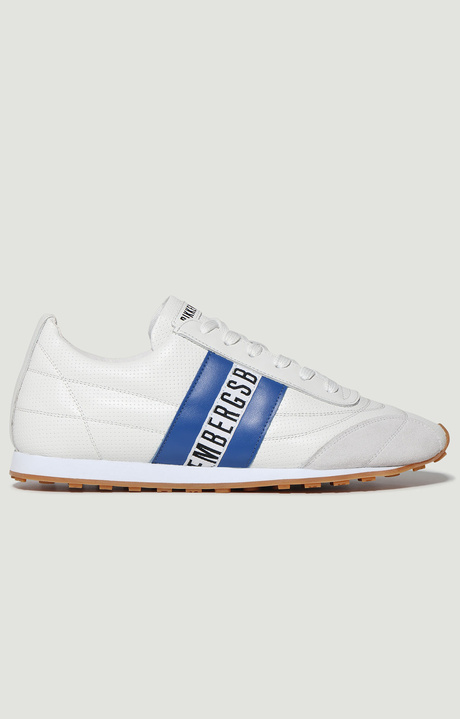 MEN'S SNEAKERS SOCCER, WHITE/BLUE MEN'S SNEAKERS SOCCER, WHITE/BLUE, hi-res-1