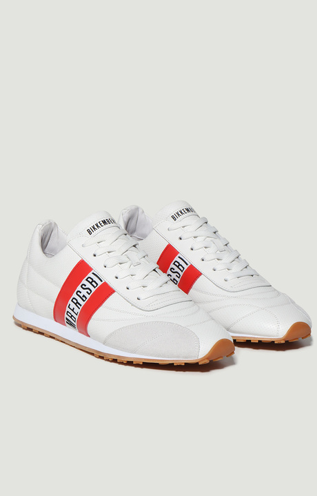 MEN'S SNEAKERS SOCCER, WHITE/RED MEN'S SNEAKERS SOCCER, WHITE/RED, hi-res-1