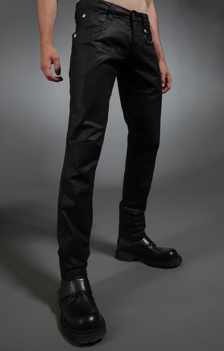 Men's black jeans, BLACK Men's black jeans, BLACK, hi-res-1