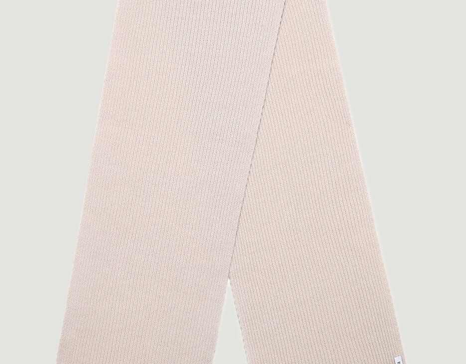 Men's scarf with patch 25x180 cm, STONE Men's scarf with patch 25x180 cm, STONE, hi-res-1