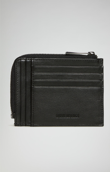 Compact men's wallet, BLACK Compact men's wallet, BLACK, hi-res-1