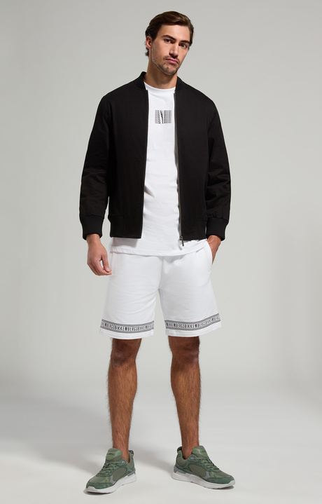 Men's print jersey T-shirt, WHITE, hi-res-1