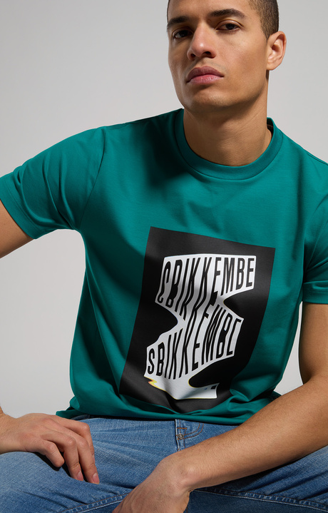 Men's print T-shirt, EVERGLADE Men's print T-shirt, EVERGLADE, hi-res-1