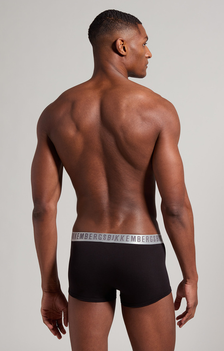 2-pack silver men's boxers, BLACK 2-pack silver men's boxers, BLACK, hi-res-1