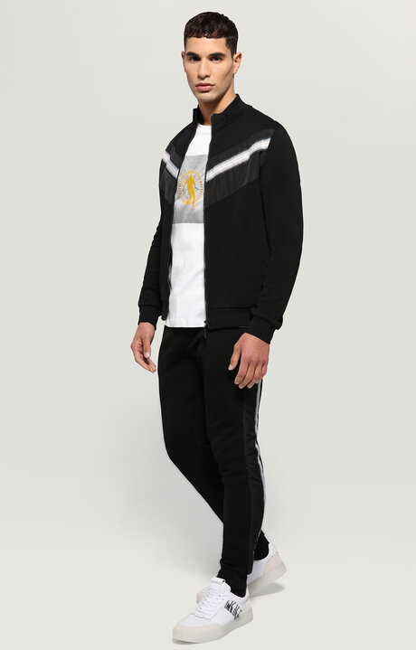 FLEECE PANTS(FELPA), BLACK, hi-res-1