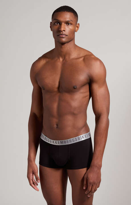 2-pack silver men's boxers, BLACK 2-pack silver men's boxers, BLACK, hi-res-1