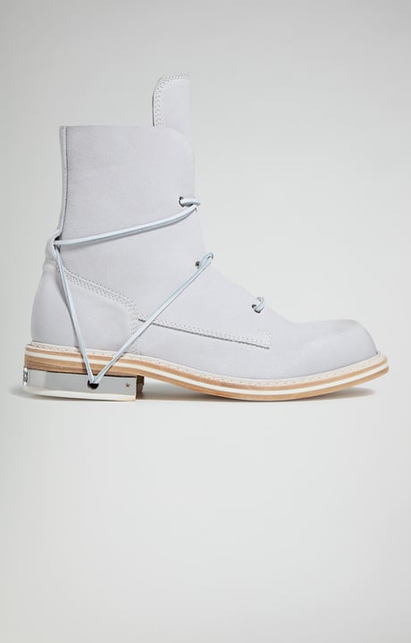 Men's ankle boots - Hole, WHITE Men's ankle boots - Hole, WHITE, hi-res-1