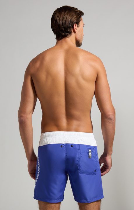 Men's colour block boardshorts, CLEMATIS BLUE Men's colour block boardshorts, CLEMATIS BLUE, hi-res-1