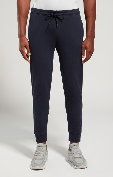 Embroidered men's joggers, DRESS BLUES, hi-res-1