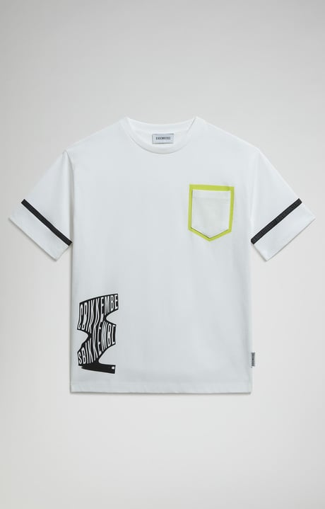 Boy's print T-shirt, WHITE Boy's print T-shirt, WHITE, hi-res-1