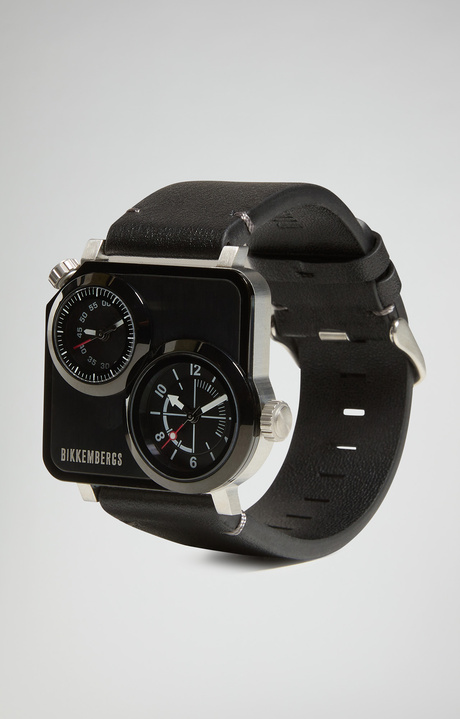 Dual Time watch, BLACK/BLACK Dual Time watch, BLACK/BLACK, hi-res-1