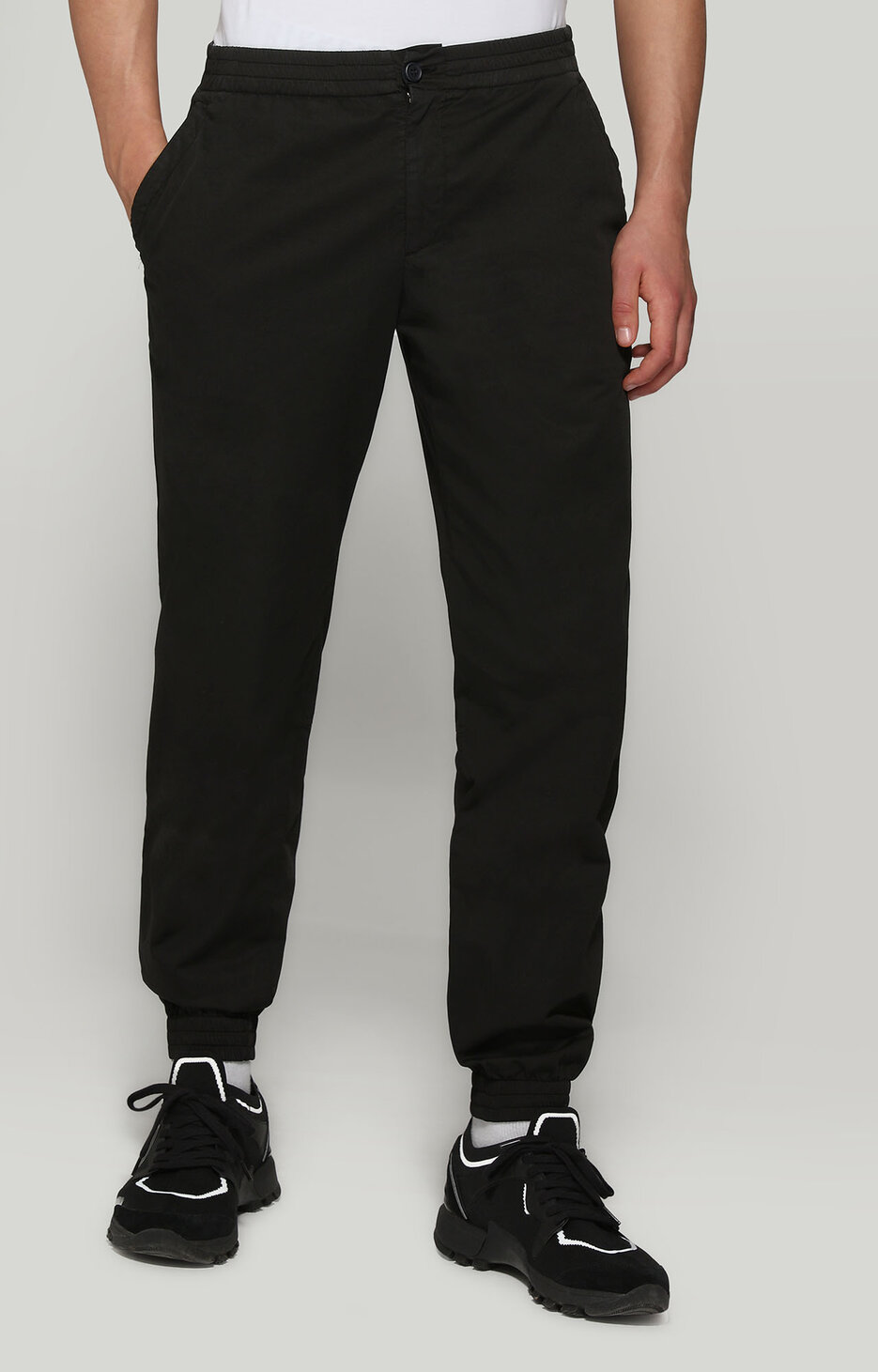 Men's joggers, BLACK Men's joggers, BLACK, hi-res-1