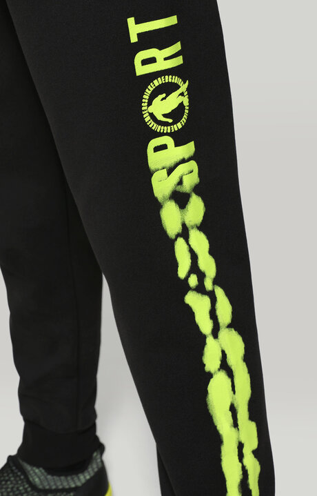FLEECE PANTS, BLACK, hi-res-1