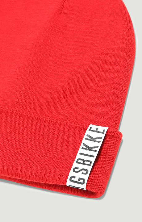Men's hat with tape, RED Men's hat with tape, RED, hi-res-1