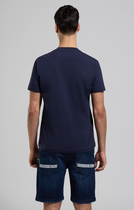 Embroidered men's T-shirt, DRESS BLUES Embroidered men's T-shirt, DRESS BLUES, hi-res-1