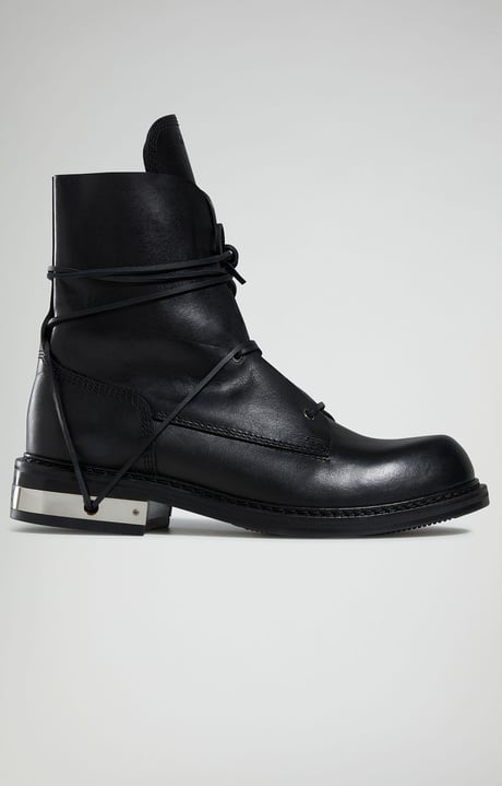 Met Hole men's ankle boots, BLACK Met Hole men's ankle boots, BLACK, hi-res-1