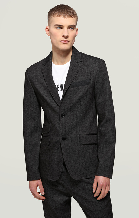 Men's blazer jacket  in Punto Milano, BLACK Men's blazer jacket  in Punto Milano, BLACK, hi-res-1