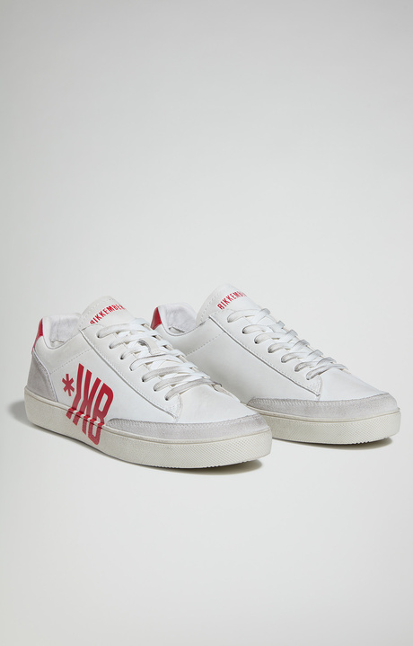Men's sneakers - Recoba M, WHITE/RED Men's sneakers - Recoba M, WHITE/RED, hi-res-1