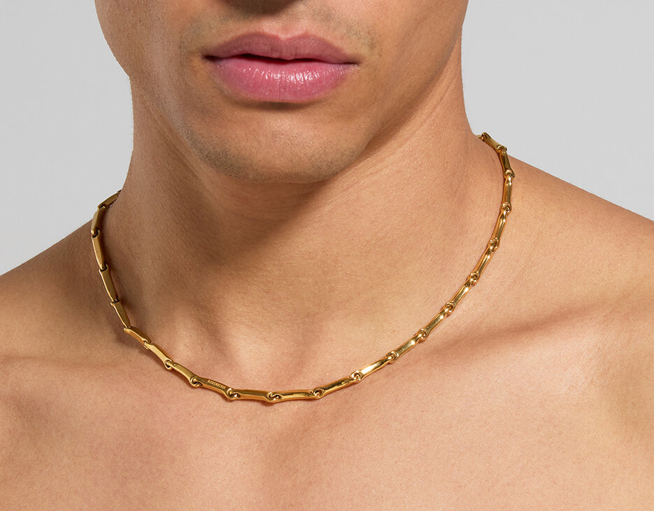Men's Hammer necklace, YELLOW Men's Hammer necklace, YELLOW, hi-res-1