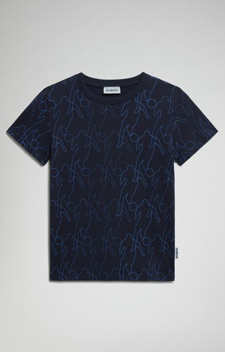 T-SHIRT, NAVY, hi-res-1