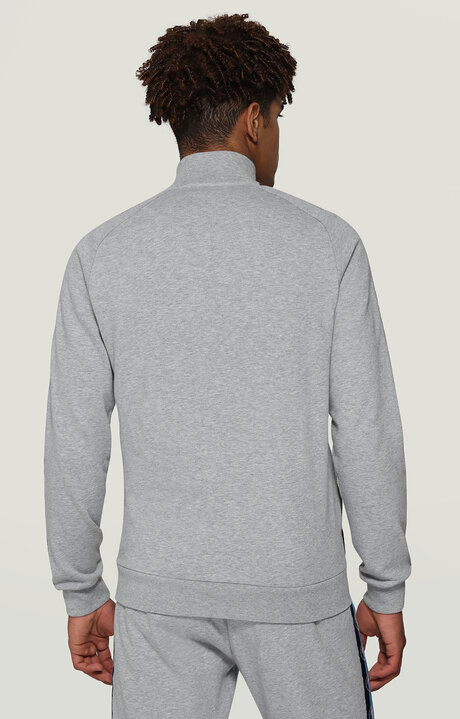 FULL ZIP JACKET, GREY MELANGE, hi-res-1
