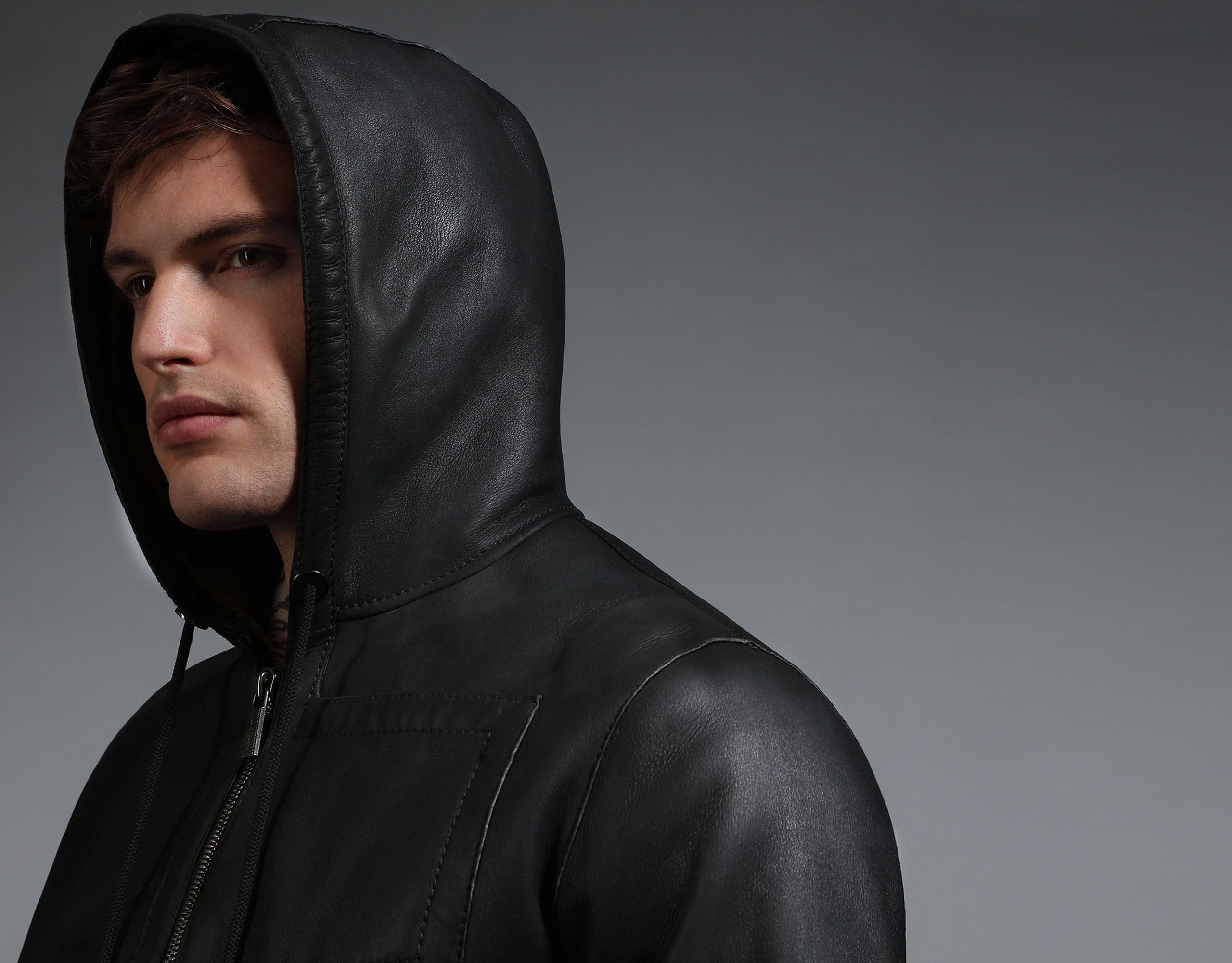 BLOUSON, BROWN, hi-res-1