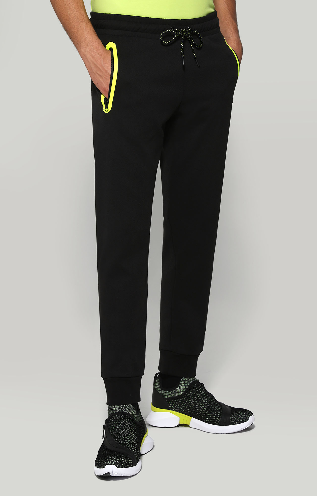 FLEECE PANTS, BLACK, hi-res-1