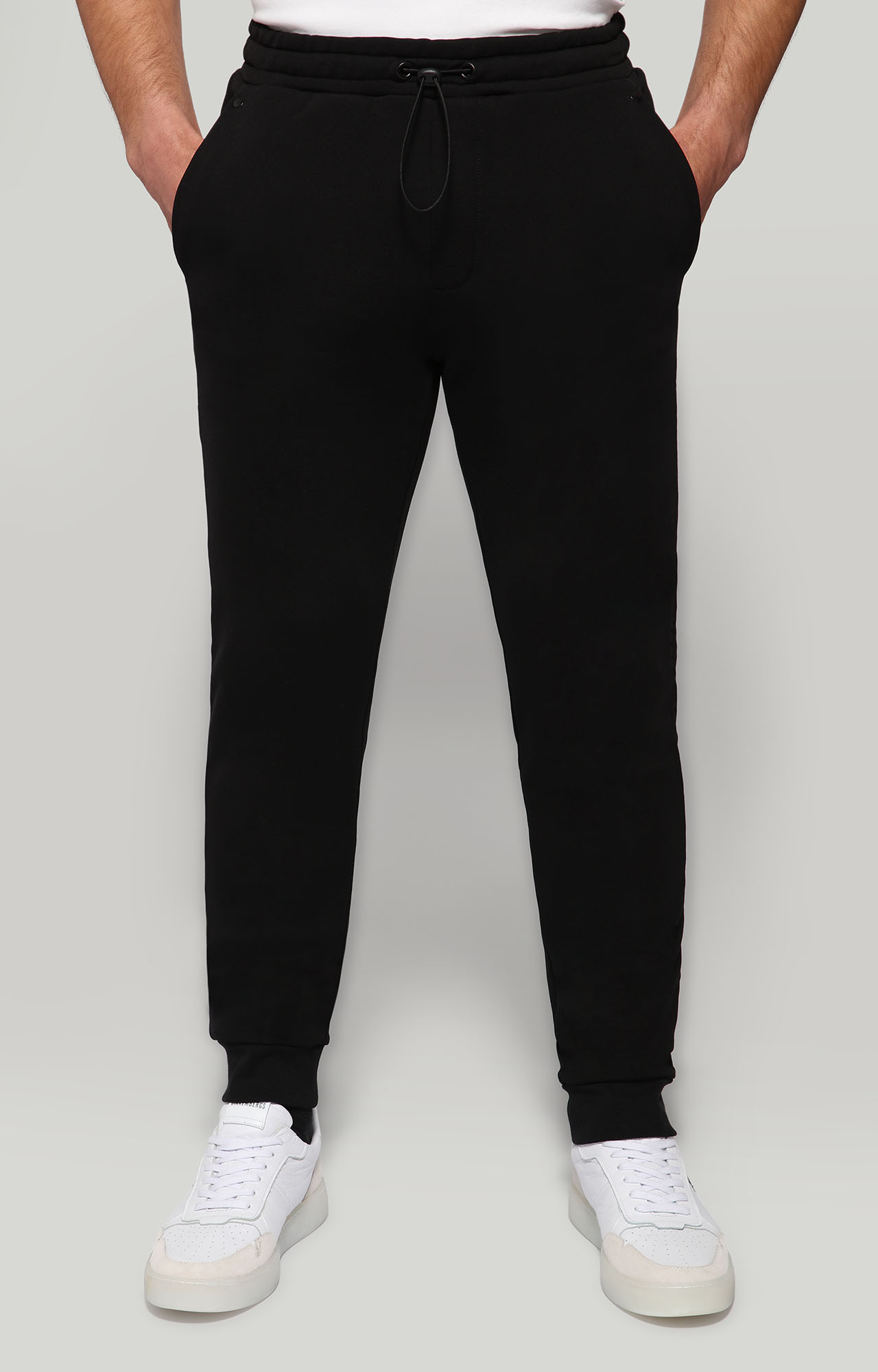 FLEECE PANTS(FELPA), BLACK, hi-res-1