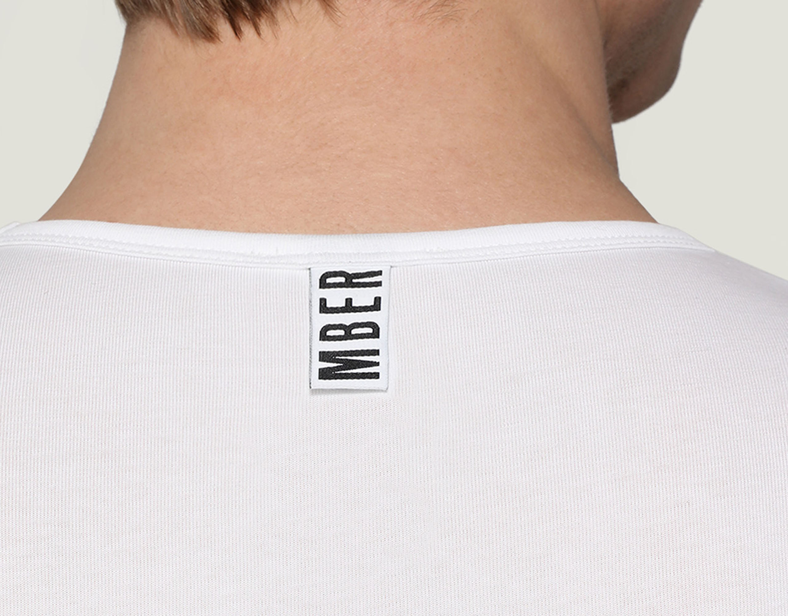 T-SHIRT (V-NECK), WHITE, hi-res-1